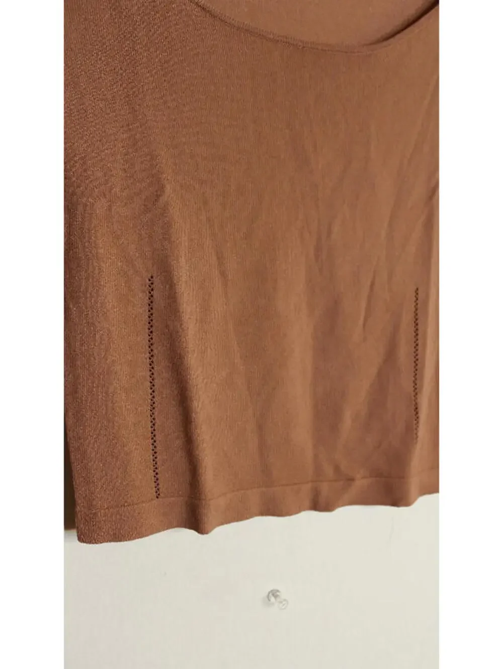 Zara Knit Tan Long Sleeve - Small